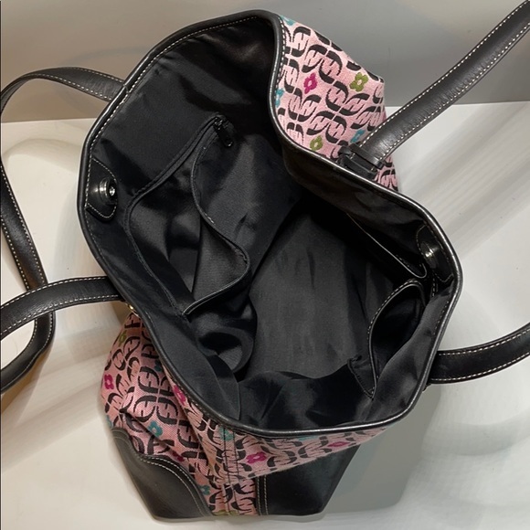 Fossil tote in f signature print and leath… - Picture 9 of 11